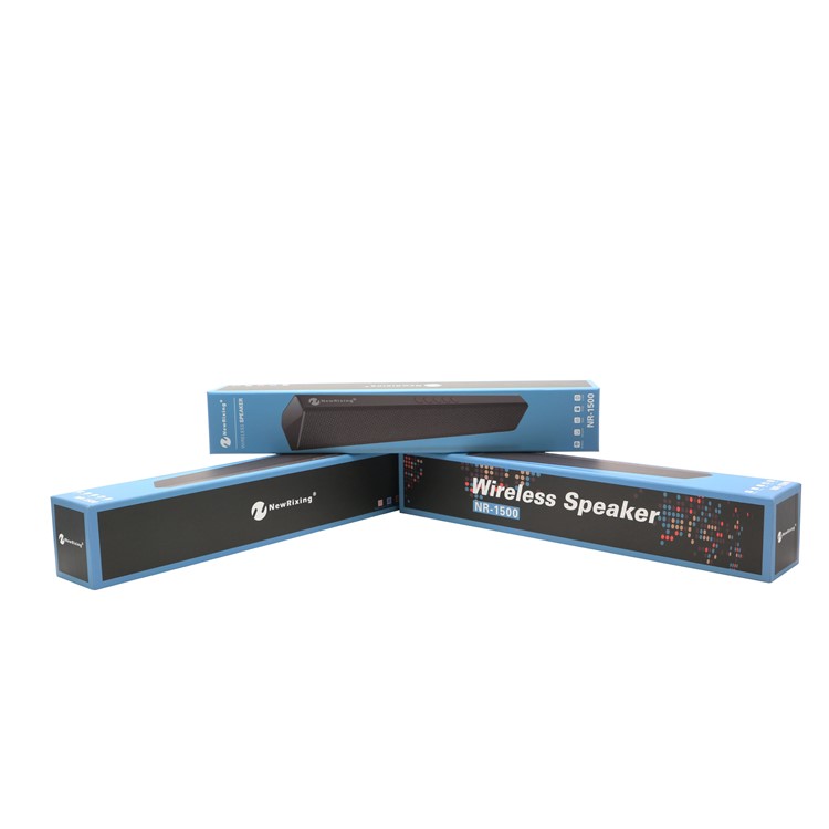 NR1500 Bluetooth Speaker Support U Disk / TF Card / Aux-in / FM for iPhone Samsung Huawei Etc. - Grey-3