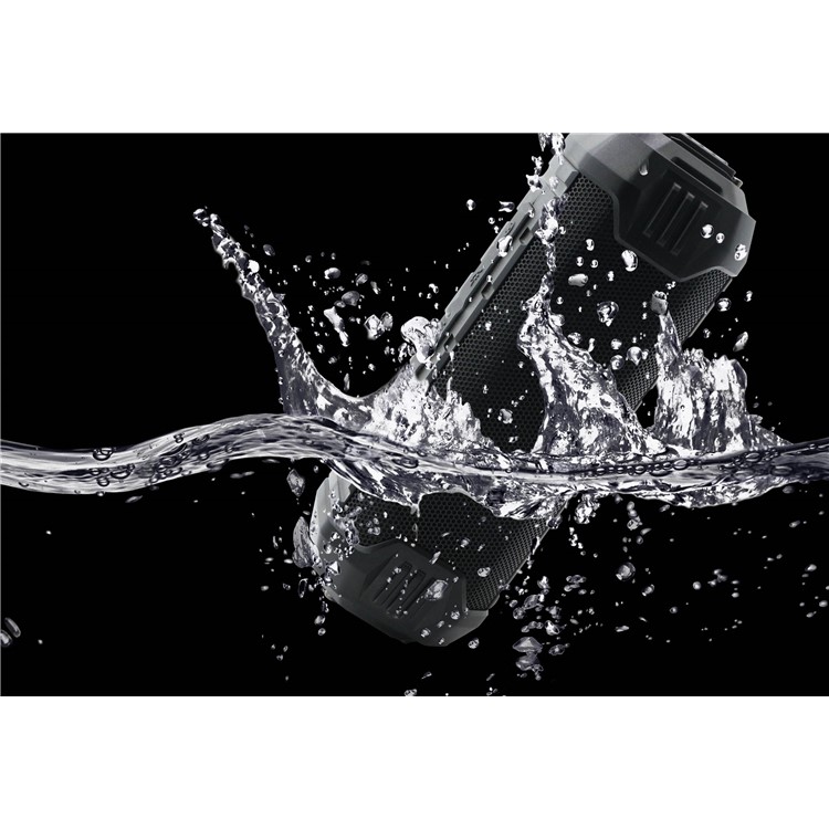 NR-1000 Outdoor Waterproof Wireless Bluetooth Speaker with 5000mAh Power Bank for iPhone Samsung - Black-5