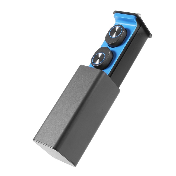 TWS GW10 Hands-free Call Noise Cancellation Bluetooth Mini Earphone - Blue-8
