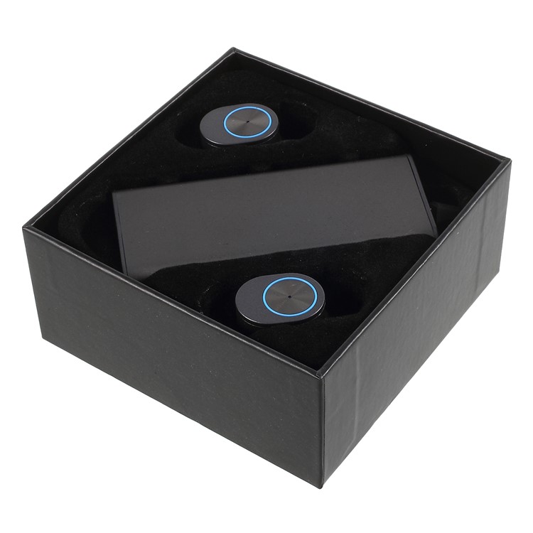 TWS GW10 Hands-free Call Noise Cancellation Bluetooth Mini Earphone - Blue-9