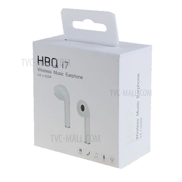 i7 TWS In-ear Wireless Bluetooth 4.1 Stereo Double Headphones with Charging Case for iPhone Samsung - White-11