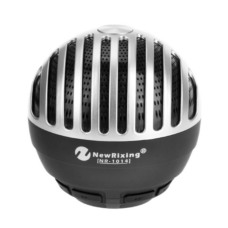 NR-1014 Rechargable Portable Wireless Bluetooth 3.0 Bass Mini Louder Speaker Support TF Card - Black-1