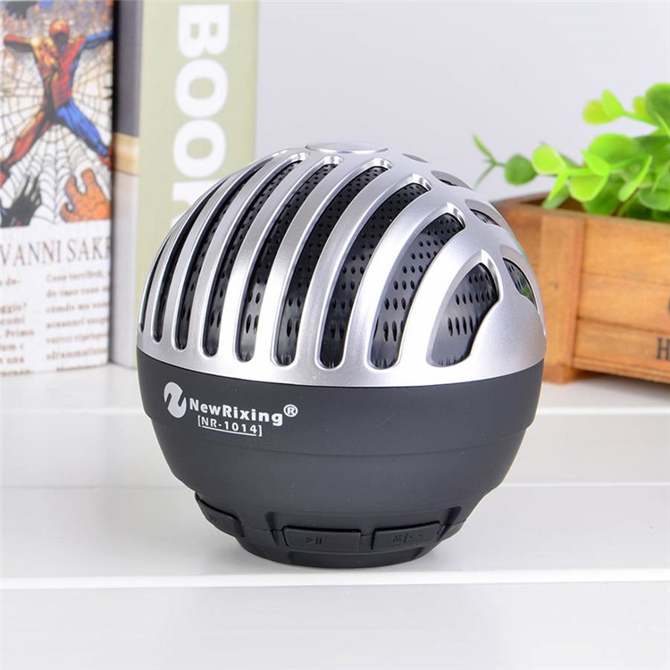 NR-1014 Rechargable Portable Wireless Bluetooth 3.0 Bass Mini Louder Speaker Support TF Card - Black-2