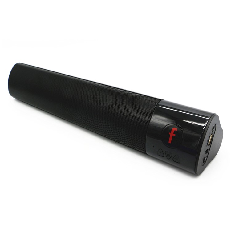 HYBT302 10W Long Soundbar Double Speaker and Diaphragm Bluetooth Speaker with Mic - Black-1