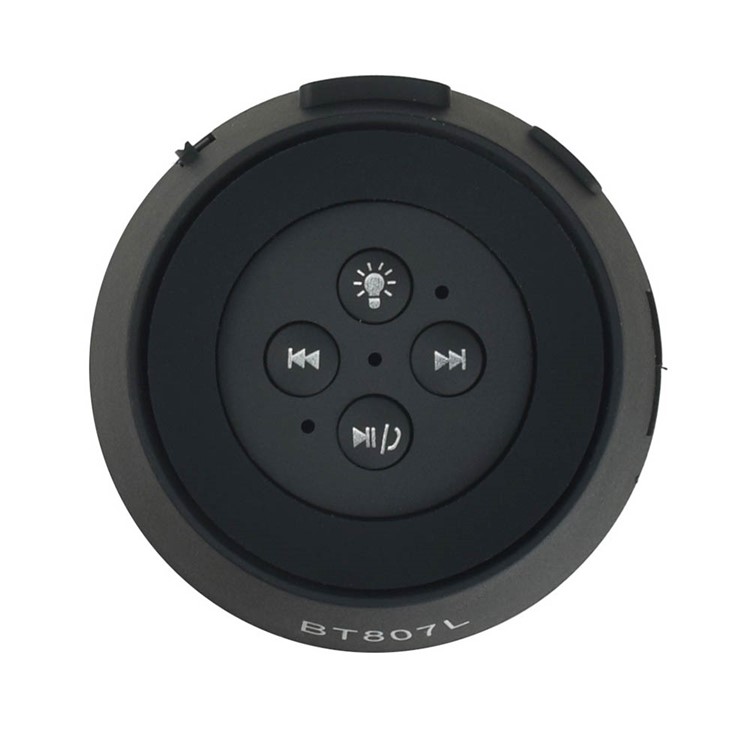 BT807L LED Color Light Wireless Bluetooth Speaker with Mic - Black-2
