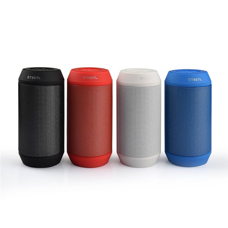 BT807L LED Color Light Wireless Bluetooth Speaker with Mic - Black-6
