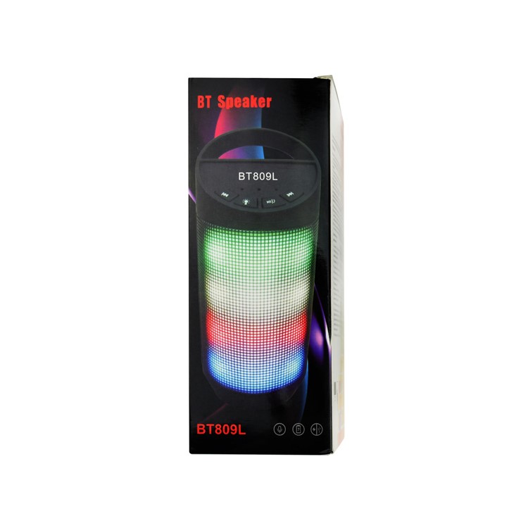 BT809L LED Color Light Cycling Sports Wireless Bluetooth Speaker with Mic - Black-5