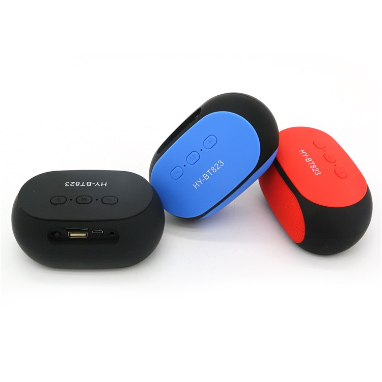 HYBT823 Mini 3W Outdoor Wireless Bluetooth Speaker with Mic - Black-3