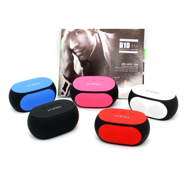 HYBT823 Mini 3W Outdoor Wireless Bluetooth Speaker with Mic - Black-4