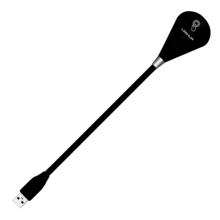 2-in-1 Dimmable Reading Light Lamp Wireless Bluetooth Speaker with USB Port - Black-1