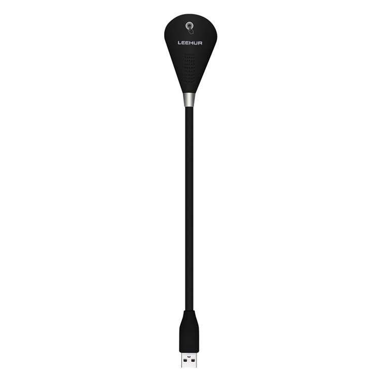 2-in-1 Dimmable Reading Light Lamp Wireless Bluetooth Speaker with USB Port - Black-2