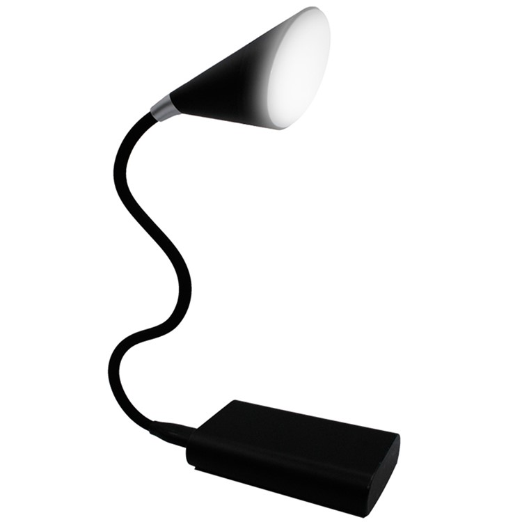 2-in-1 Dimmable Reading Light Lamp Wireless Bluetooth Speaker with USB Port - Black-4
