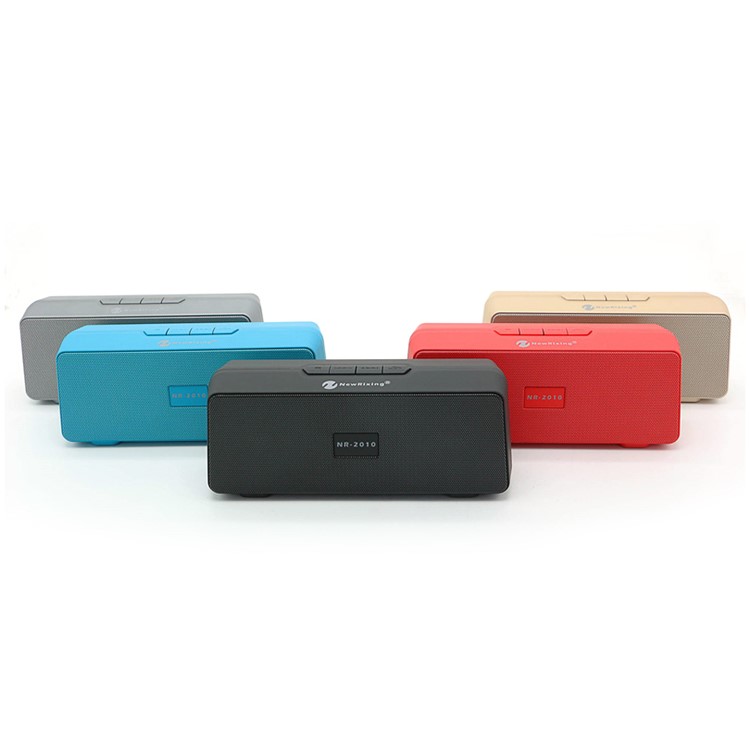 NR2010 800mAh FM Radio Wireless Stereo Bluetooth 2.1 Speaker – Black-3