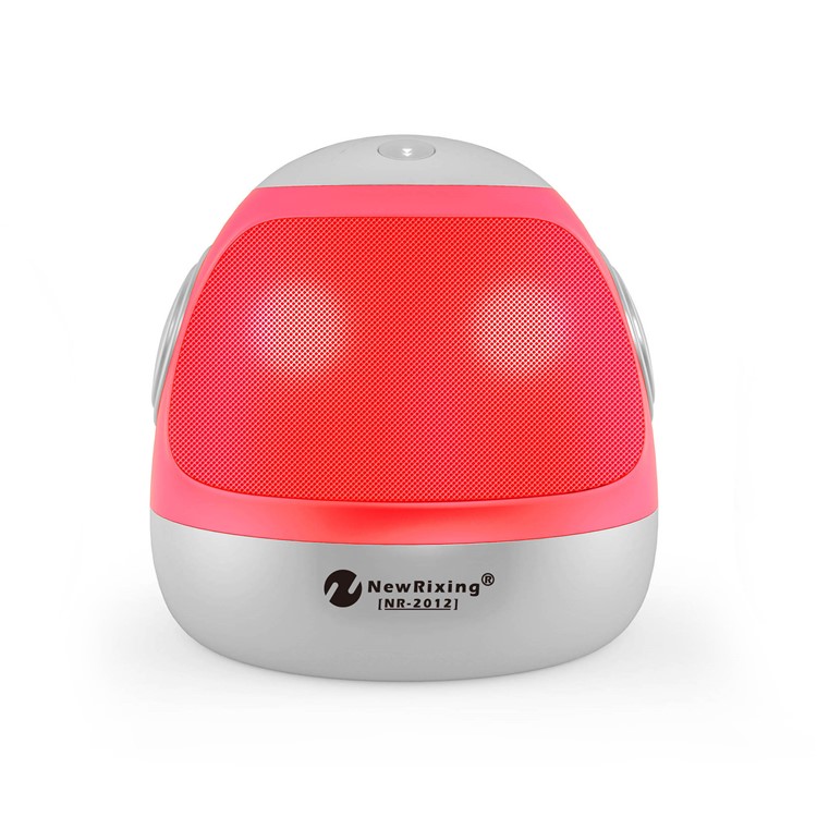 

NR2012 Робот Светодиодный Цветной Свет Двойной Динамик Bluetooth Динамик С Микрофоном - Красный, iPhone X