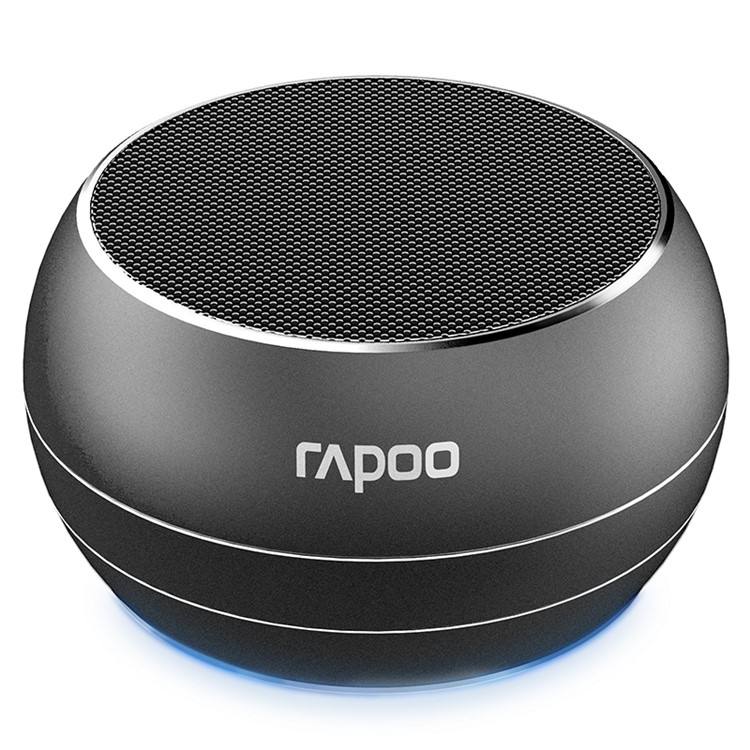 

RAPOO A100 Mini Drum Shaped Bluetooth Music Speaker with Mic Support 3.5 Aux-in/TF Card for iPhone Samsung, iPhone X