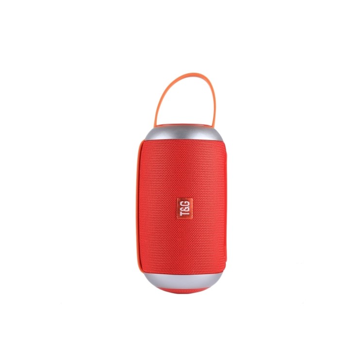 TG112 Portable Bluetooth 4.2 Speaker with Mic & FM Radio Function Support Hands-free & TF Card & U Disk Play - Red-3