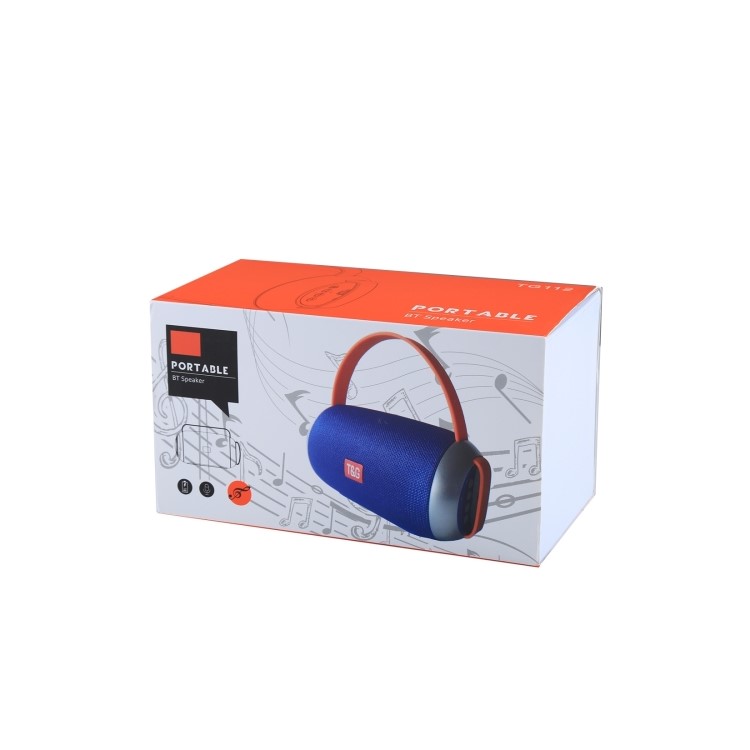 TG112 Portable Bluetooth 4.2 Speaker with Mic & FM Radio Function Support Hands-free & TF Card & U Disk Play - Red-6