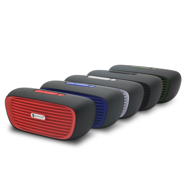 NR2019 Multifunctional Double Speaker Outdoor Bluetooth Speaker with Mic - Blue-4