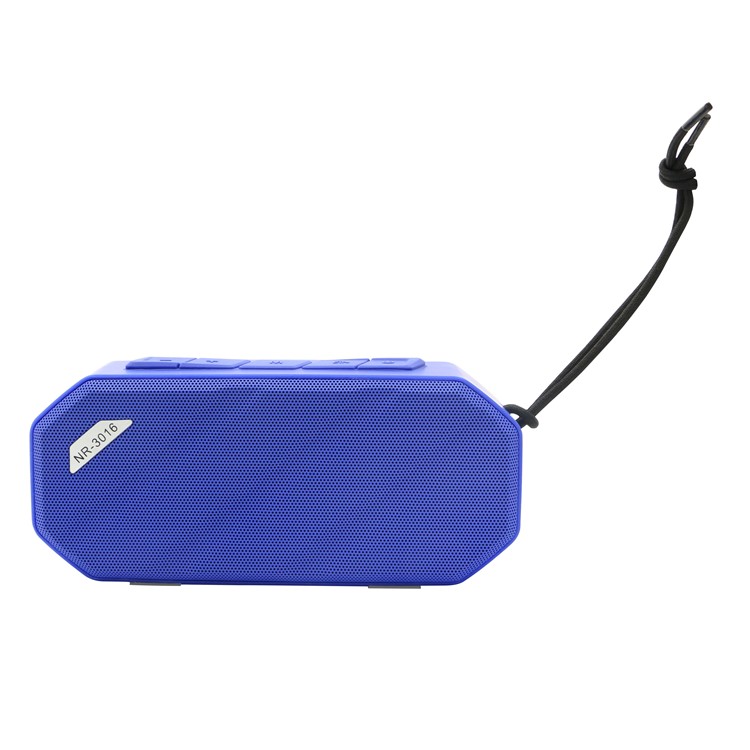 

NR3016 Portable Waterproof Wireless Bluetooth 2.1 Speaker Support Aux-in/TF Card - Blue, iPhone X