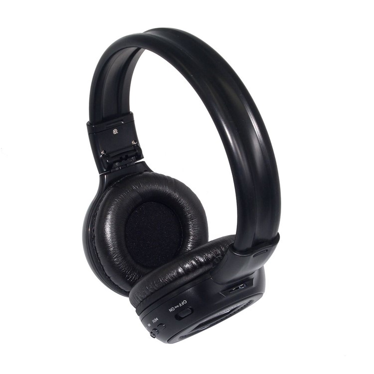 B570 Over-ear Bluetooth Headset Build-in Microphone Support Aux-in/TF Card - Black-2