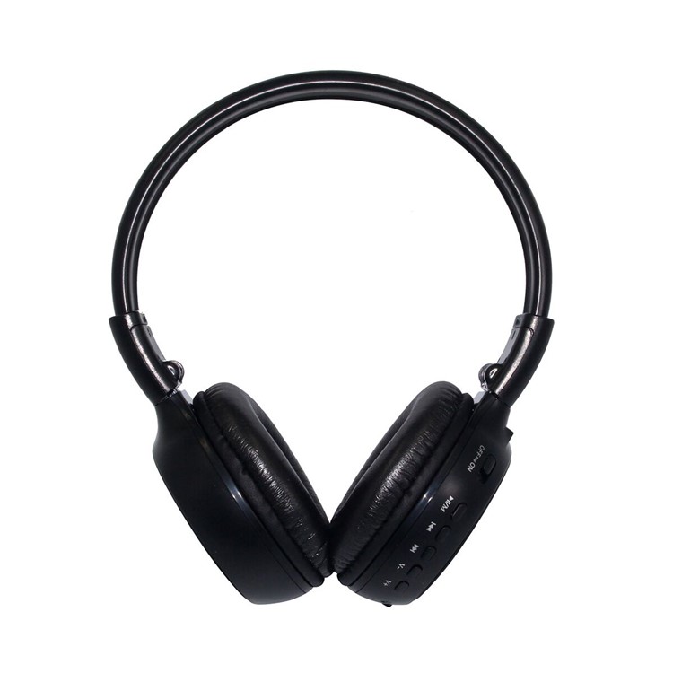 B570 Over-ear Bluetooth Headset Build-in Microphone Support Aux-in/TF Card - Black-3
