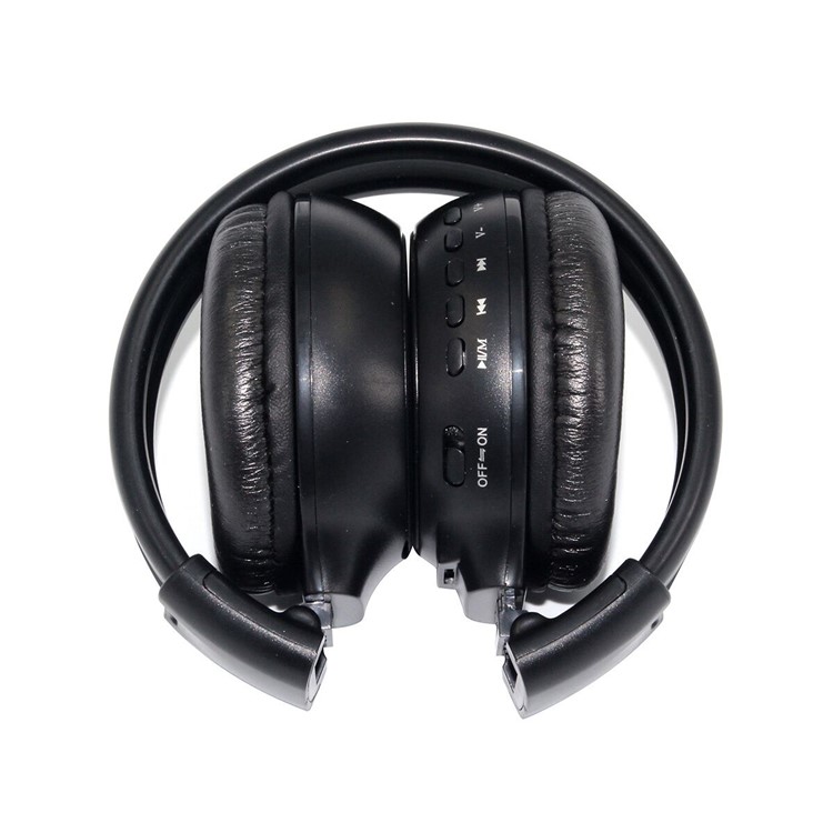 B570 Over-ear Bluetooth Headset Build-in Microphone Support Aux-in/TF Card - Black-5