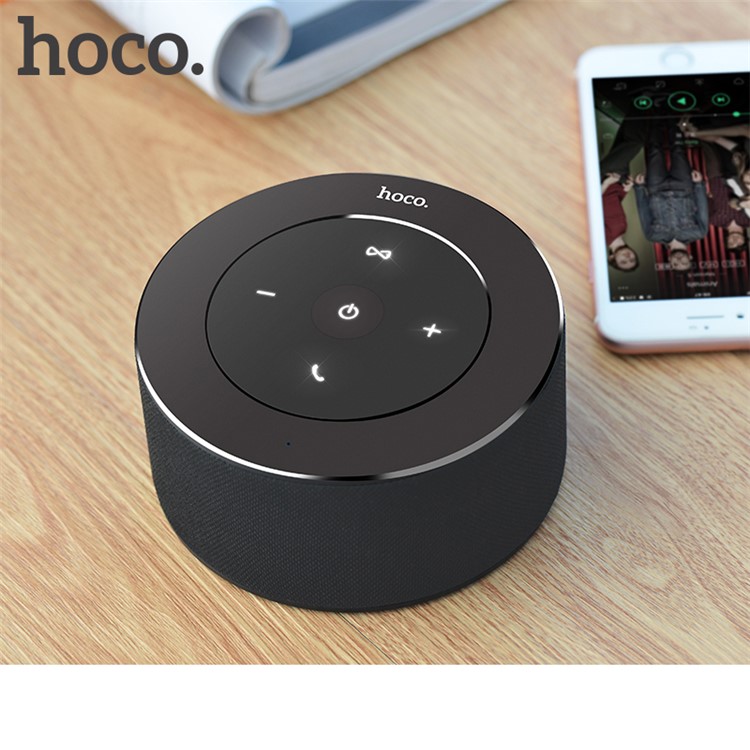 HOCO BS19 360 Surround Wireless Speaker with Mic/Aux-in - Black-5