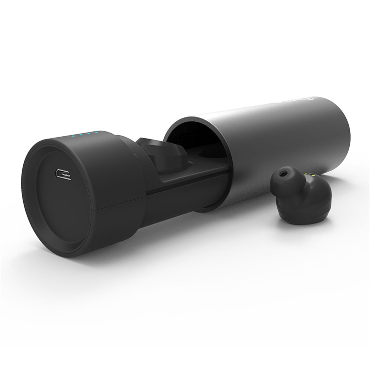 Mini Bluetooth Earphone TWS Binaural Twins Stereo Wireless Headset with Charging Box - Black-4