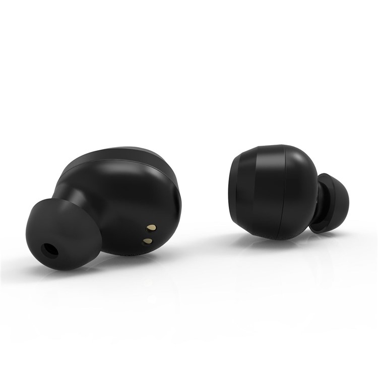 Mini Bluetooth Earphone TWS Binaural Twins Stereo Wireless Headset with Charging Box - Black-8