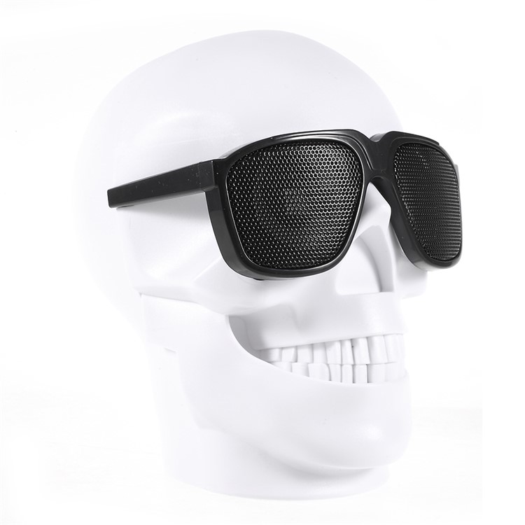 

Skull Shape Portable Wireless Bluetooth Speaker Support TF Card - White