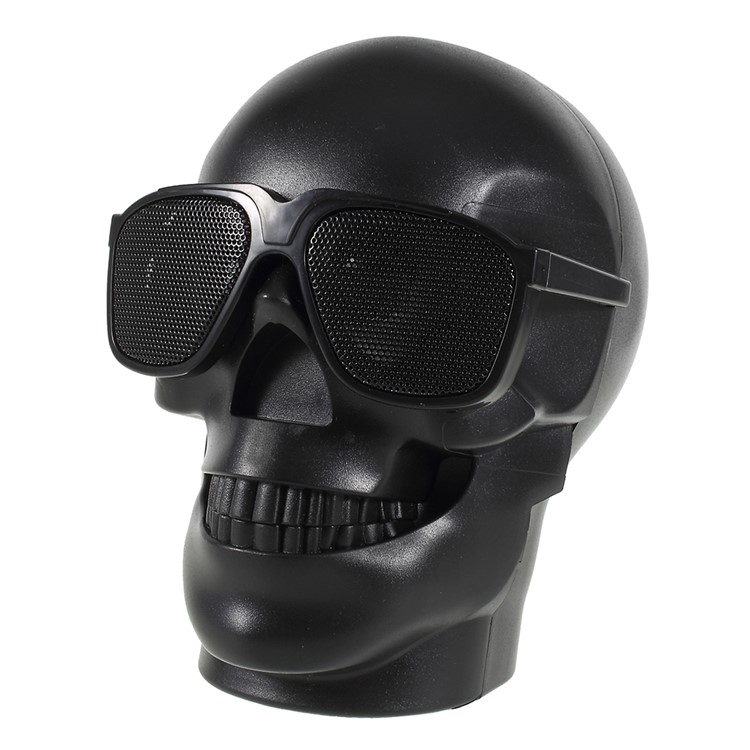 

Creative Skull Shape Wireless Bluetooth Speaker Support TF Card - Black