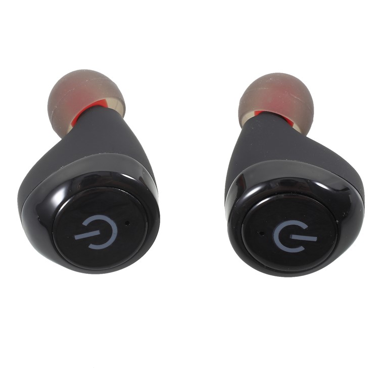 TWS G6 Double Stereo Wireless Bluetooth Mini In-ear Headphone - Black-1