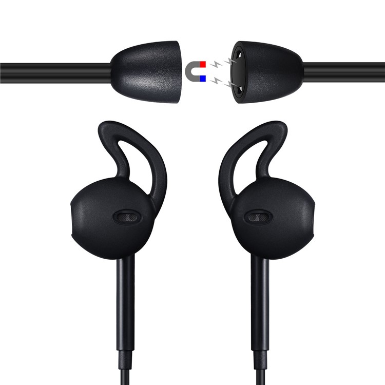 XT-13 Sport Bluetooth V4.2 Wireless Neckband Headset with Magnet Attraction - Black-4