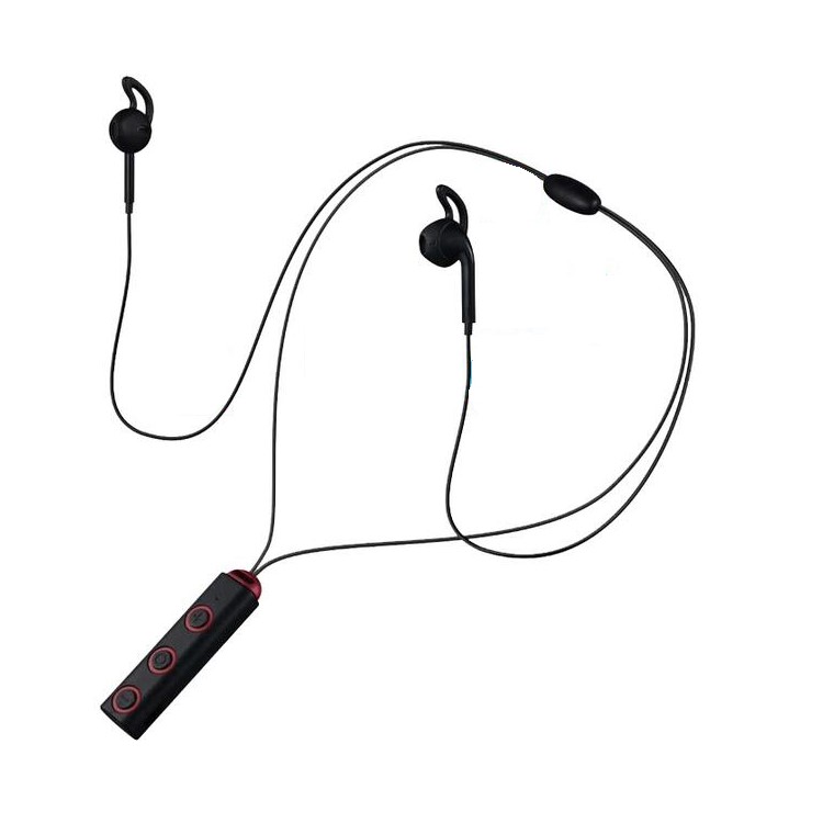 XT-13 Sport Bluetooth V4.2 Wireless Neckband Headset with Magnet Attraction - Black-6