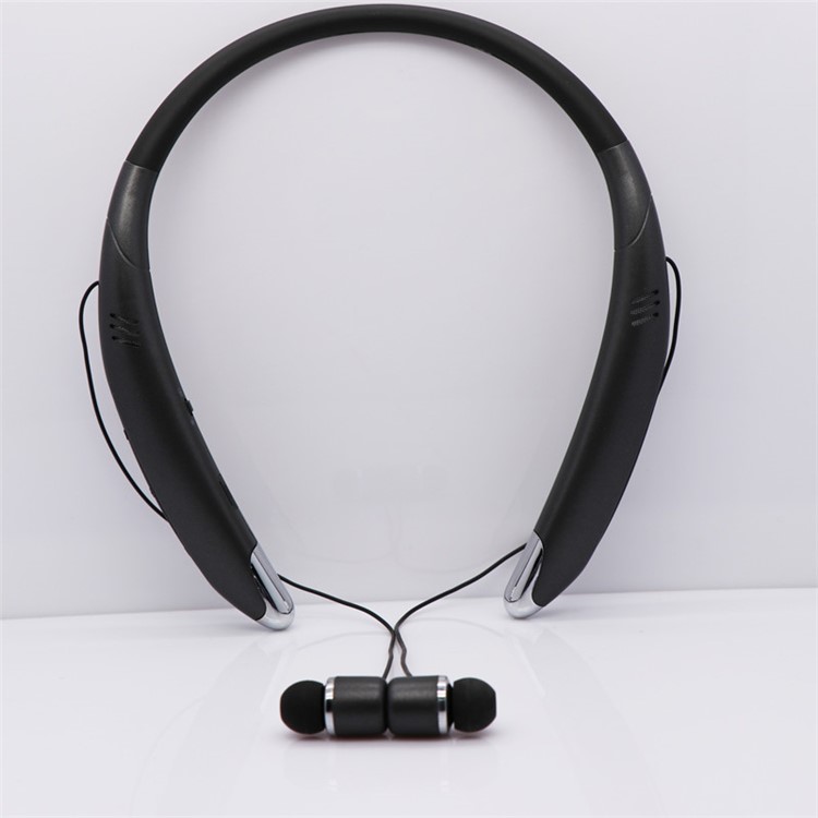 V8 Bluetooth 4.1 In-ear Sports Magnetic Neckband Earphone with Microphone - Black-1