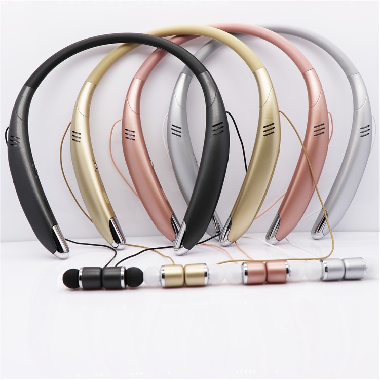 V8 Bluetooth 4.1 In-ear Sports Magnetic Neckband Earphone with Microphone - Black-3
