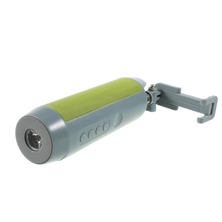 Multi-function Bluetooth Selfie Stick + Bluetooth Speaker + Portable Power Bank + Phone Holder - Green-5