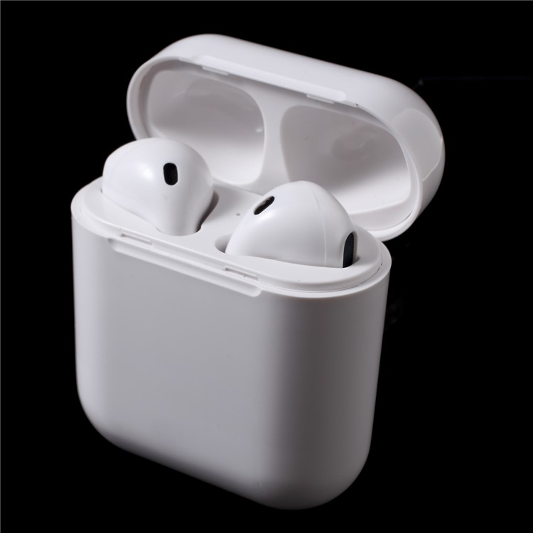 TWS Verdadeiro Estéreo Sem Fio Bluetooth 4.2 Fone De Ouvido Com Caixa De Carregamento Caso (botão De Alimentação Caixa De Carga Na Parte De Trás)-7