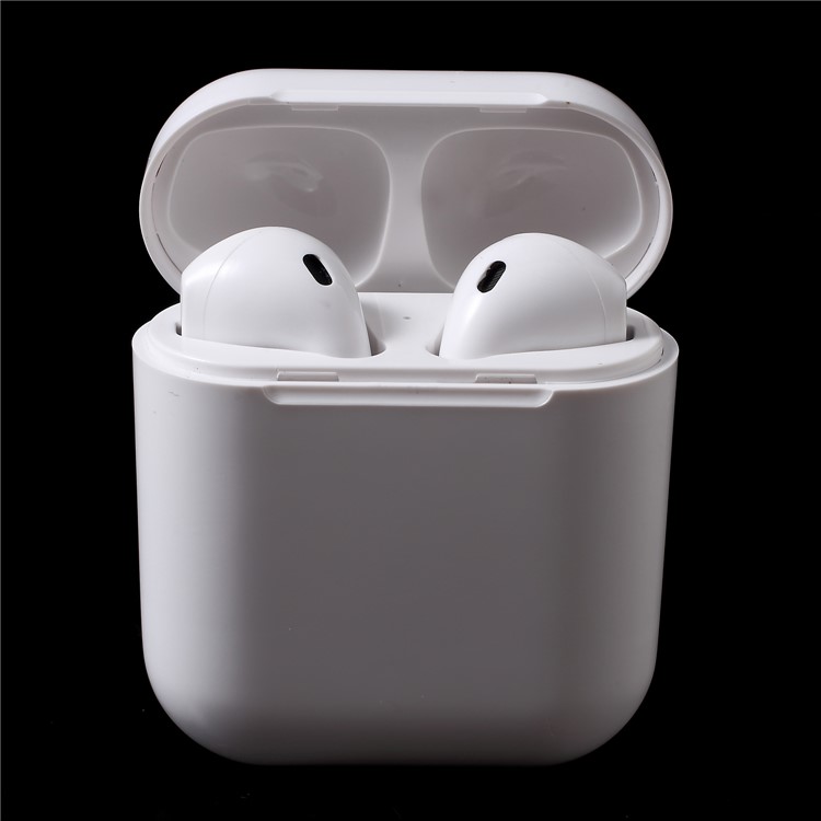 TWS Verdadeiro Estéreo Sem Fio Bluetooth 4.2 Fone De Ouvido Com Caixa De Carregamento Caso (botão De Alimentação Caixa De Carga Na Parte De Trás)-8