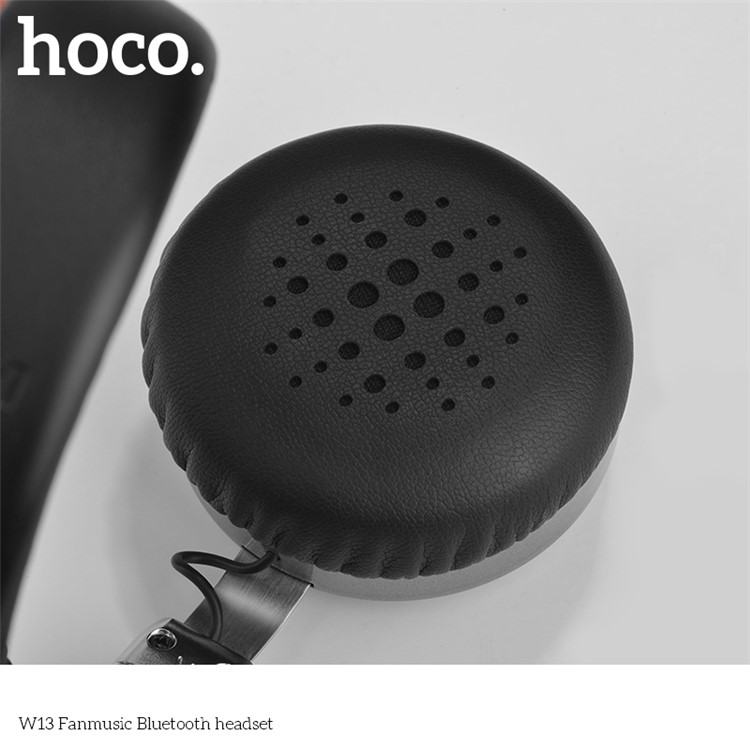 HOCO W13 Fanmusic Bluetooth Headset Over-ear Headphone with Mic - Black-5