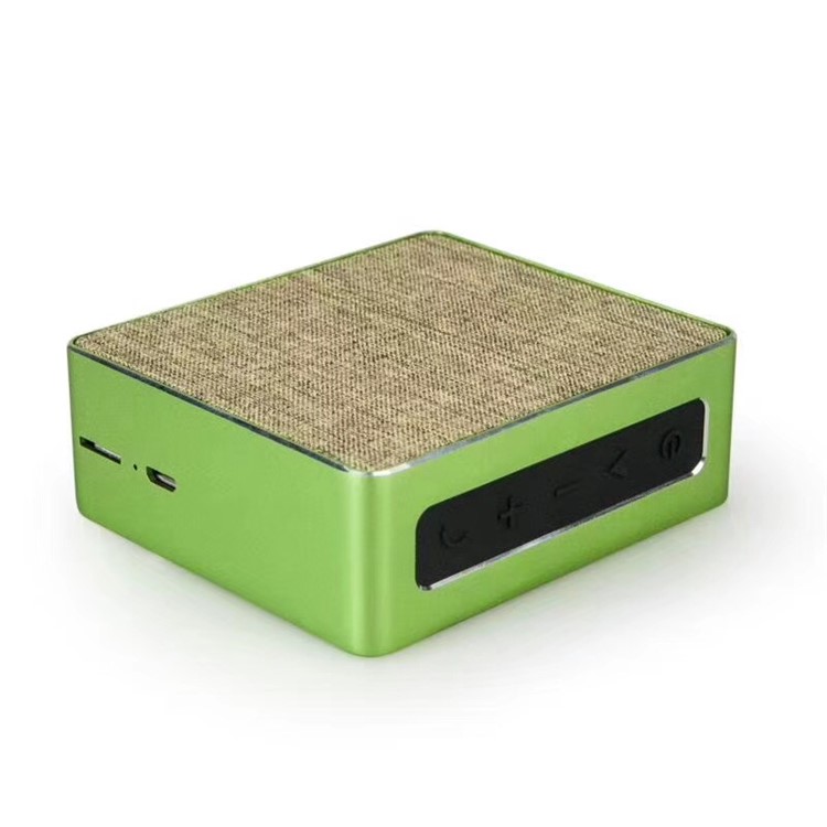 

M10 Cloth Coated Wireless Bluetooth 4.2 Speaker with Mic Support TF Card - Green, iPhone X