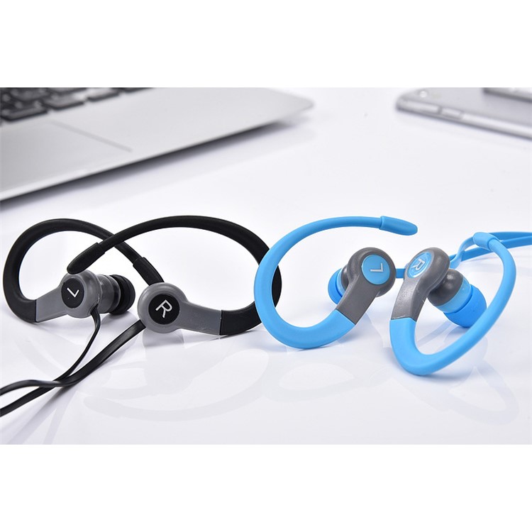 KD859A Hands-free Bluetooth Sports Earhook Headphone for iPhone Samsung Huawei Etc. - Black-2