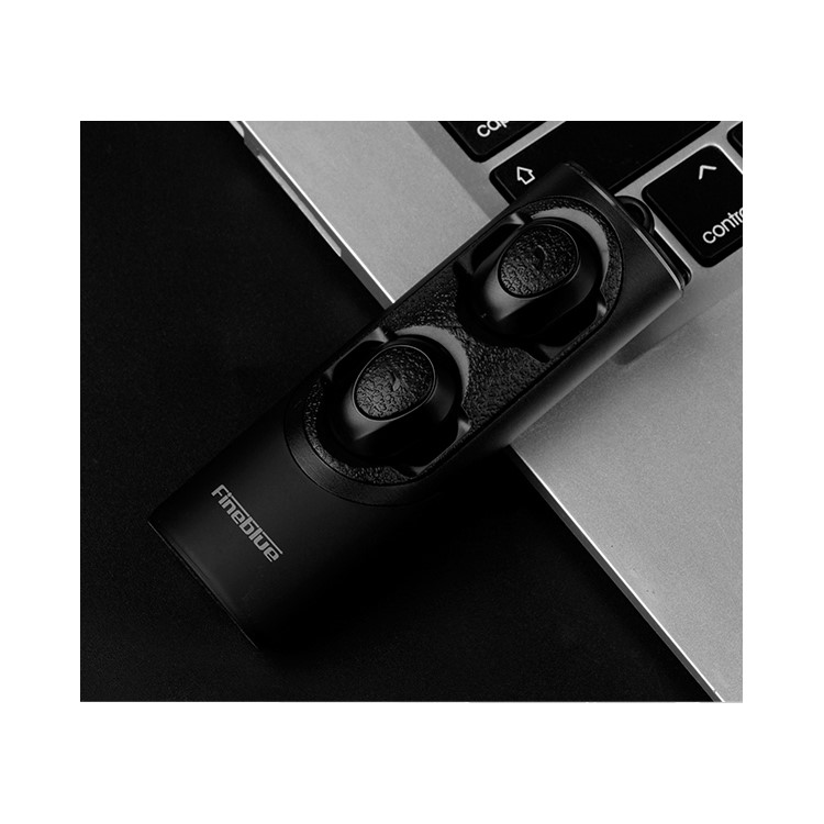 

FINEBLUE RWS-X8 Lightweight Bluetooth 5.0 Wireless Business Stereo Headset - Black, Mi 6 Plus