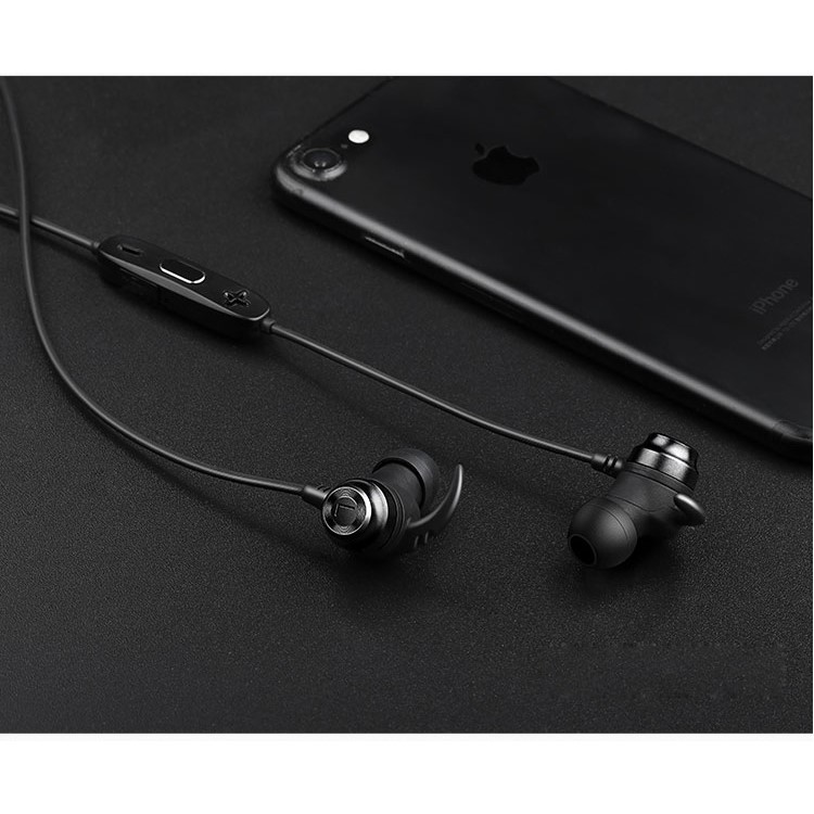 PICUN H18 In-ear Magnetic Wireless Bluetooth 4.2 Stereo Earphone with Mic for iPhone Samsung - Black-5