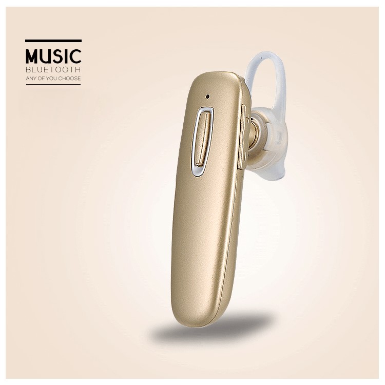 

Portable Single Wireless Bluetooth 4.1 Earpiece for iPhone, Samsung, Huawei etc. - Gold