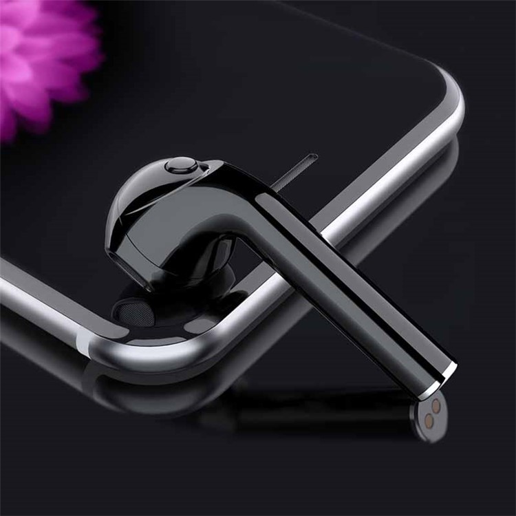 LANGSDOM T7A 1 Pair of T7A Earphones Bluetooth Wireless Stereo Music Handsfree Hifi Earphones for iPhone Samsung Huawei Etc. - Black-7
