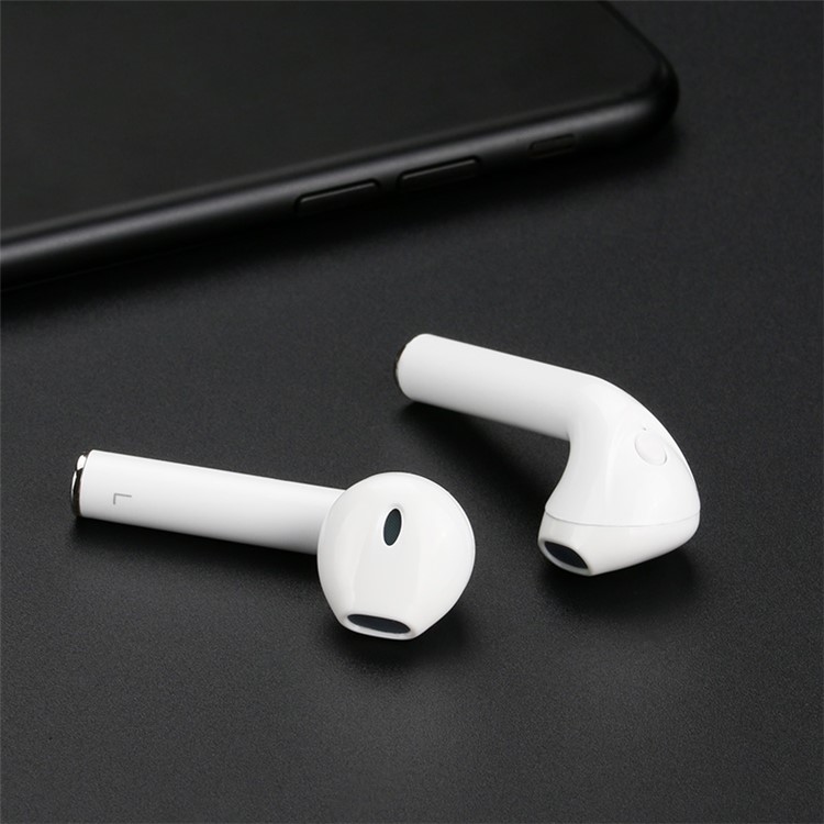 LANGSDOM T7A 1 Pair of T7A Hands-free Stereo Bluetooth Headphones with Mic for iPhone Samsung Huawei Etc. - White-13