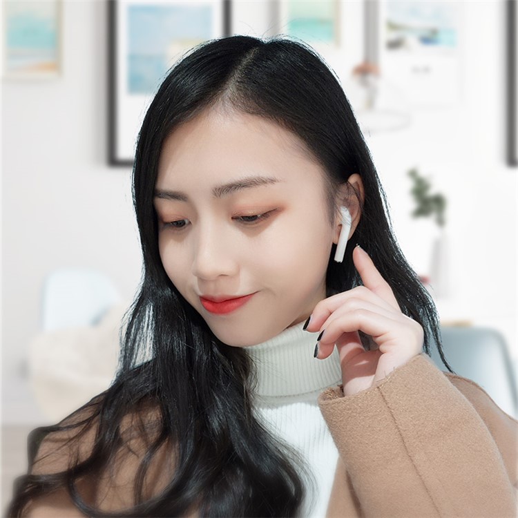 LANGSDOM T7A 1 Pair of T7A Hands-free Stereo Bluetooth Headphones with Mic for iPhone Samsung Huawei Etc. - White-17