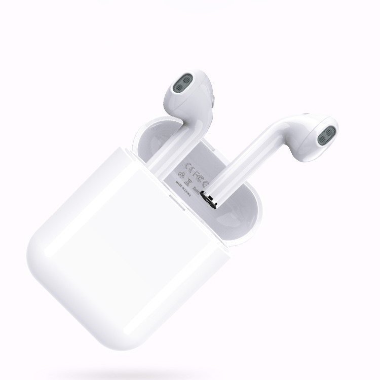 LANGSDOM T7A 1 Pair of T7A Hands-free Stereo Bluetooth Headphones with Mic for iPhone Samsung Huawei Etc. - White-6