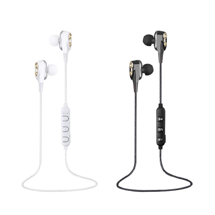 K88 In-ear Wireless Bluetooth 4.2 Stereo Earphone with Mic for iPhone Samsung - Black-5